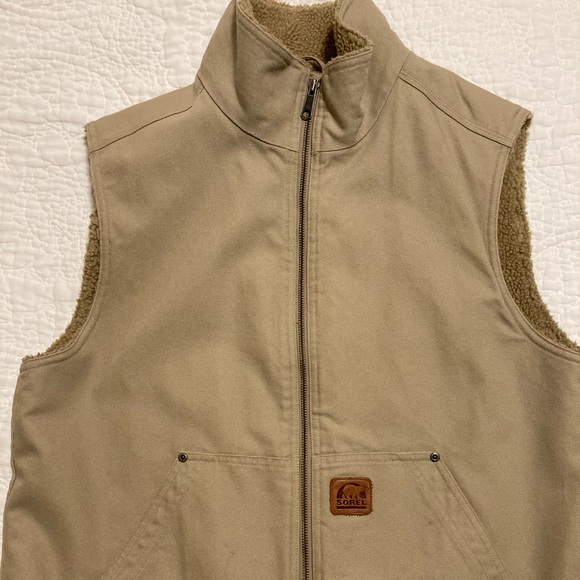 Sorel Other - Sorel Men’s Vest - Light brown / tan - Men’s L - Good Used Condition